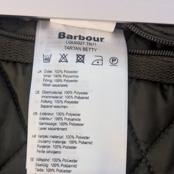 Quilted Green Plaid Vest by Barbour - Picture 7 of 7